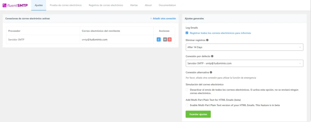 Fluent SMTP WordPress,Configurar SMTP WordPress,correo saliente WordPress,plugin SMTP gratuito,alternativa a WP Mail SMTP,enviar correos WordPress SMTP,SMTP seguro WordPress,plugin correo WordPress